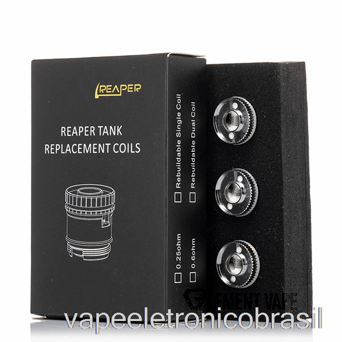 Bobinas De Substituição Vape Eletronico Ijoy Reaper 0.6ohm Bobinas Reaper